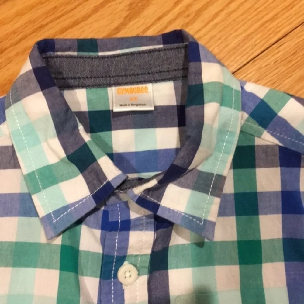 Boys Gymboree Cotton Check Shirt age 5​